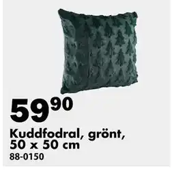 Biltema Kuddfodral, grönt, 50 x 50 cm, SEK 59.9 erbjuda