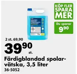 Biltema Färdigblandad spolarvätska, 3,5 liter, SEK 39.9 erbjuda