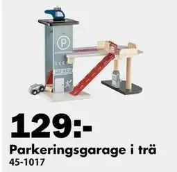 Biltema Parkeringsgarage i trä, SEK 129 erbjuda