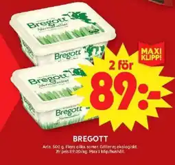 ICA Maxi Bregott erbjuda