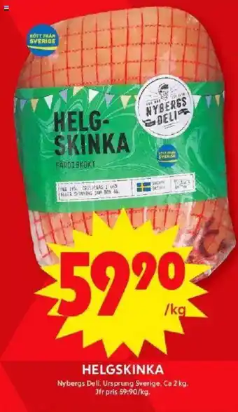 ICA Maxi HELGSKINKA erbjuda