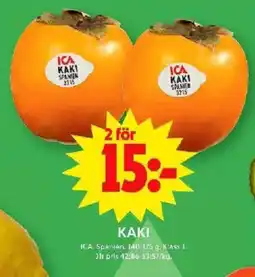 ICA Maxi Kaki erbjuda