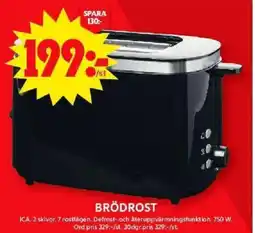 ICA Maxi Brödrost erbjuda