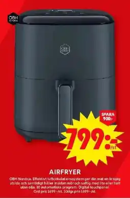 ICA Maxi Airfryer erbjuda