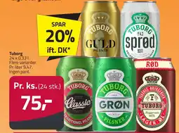 Fleggaard Tuborg erbjuda