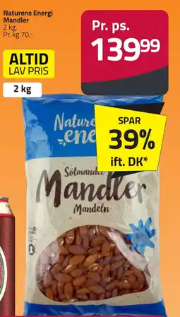 Fleggaard Naturens Energi Mandler erbjuda