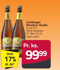 Fleggaard Grimbergen Blonde el. Double erbjuda