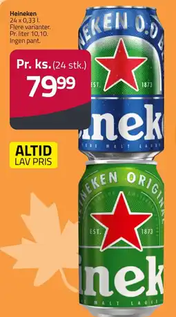 Fleggaard Heineken erbjuda