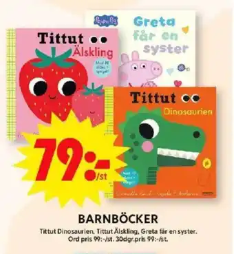 ICA Maxi Barnböcker erbjuda