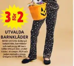 ICA Maxi Utvalda barnkläder erbjuda