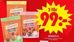 ICA Maxi FÄRSKING Granola erbjuda