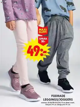 ICA Maxi Fodrade leggings/joggers erbjuda