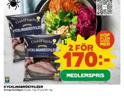 Coop Kycklingbröstfiléer erbjuda