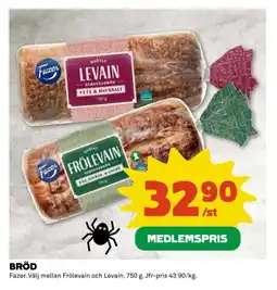 Coop FAZER Bröd erbjuda