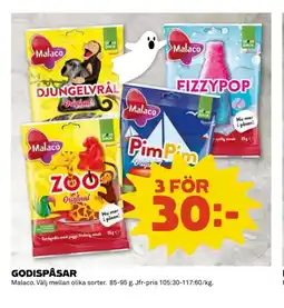 Coop MALACO Godispåsar erbjuda