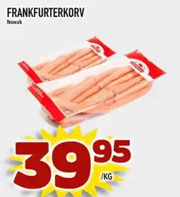 Din Mat NOWAK Frankfurterkorv erbjuda