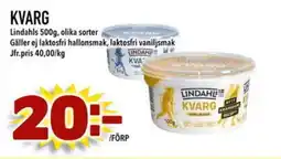 Din Mat LINDAHLS Kvarg erbjuda