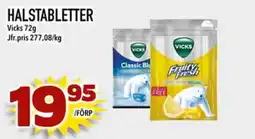 Din Mat VICKS Halstabletter erbjuda