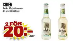 Din Mat BRISKA Cider erbjuda