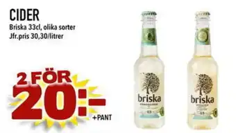 Din Mat BRISKA Cider erbjuda