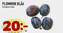 Din Mat Plommon blåa erbjuda
