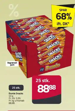 Fleggaard Dumle snacks erbjuda