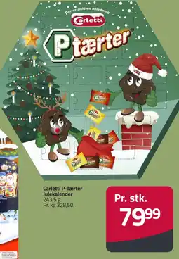 Fleggaard CARLETTI P-tærter julekalender erbjuda