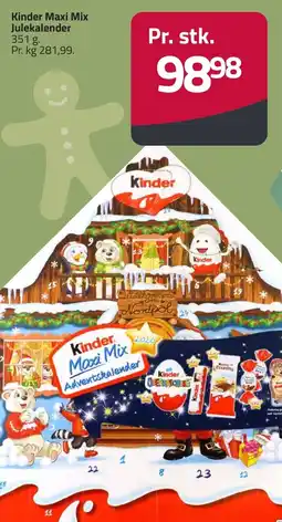 Fleggaard KINDER Maxi mix julekalender erbjuda