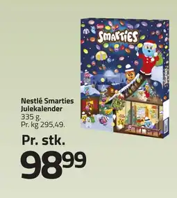 Fleggaard Nestlé smarties julekalender erbjuda
