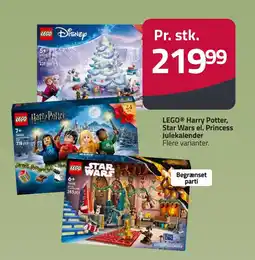 Fleggaard LEGO Harry potter, star wars el. princess julekalender erbjuda