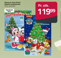 Fleggaard Disney el. paw patrol historie julekalender erbjuda