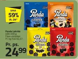 Fleggaard Panda Lakrids erbjuda