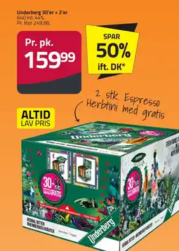 Fleggaard Underberg 30'er + 2'er erbjuda