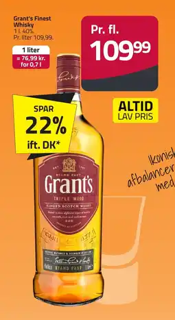 Fleggaard Grant's Finest Whisky erbjuda