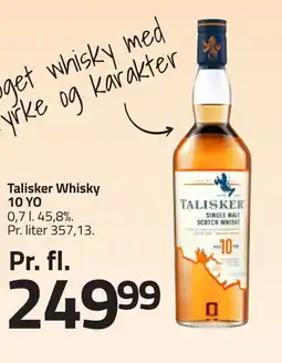 Fleggaard Talisker Whisky 10 YO erbjuda