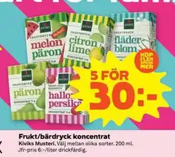 Stora Coop Frukt/bärdryck koncentrat, SEK 30 erbjuda