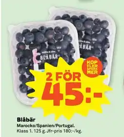 Stora Coop Blåbär, SEK 45 erbjuda