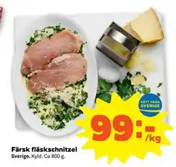 Stora Coop Färsk fläskschnitzel, SEK 99 erbjuda