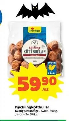 Stora Coop Kycklingköttbullar, SEK 59.9 erbjuda