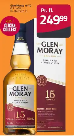 Fleggaard Glen Moray 15 YO erbjuda