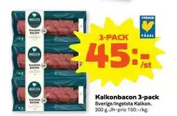 Stora Coop Kalkonbacon 3-pack, SEK 45 erbjuda