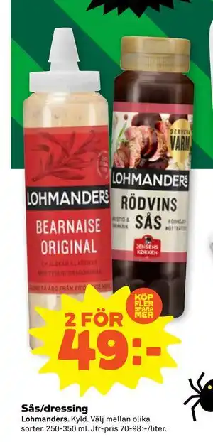 Sås/dressing, SEK 49