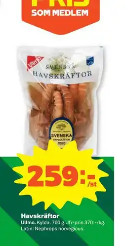 Stora Coop Havskräftor, SEK 259 erbjuda