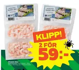 Stora Coop Skalade räkor, SEK 59 erbjuda