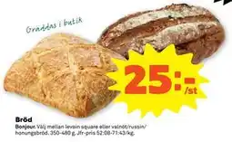 Stora Coop Bröd, SEK 25 erbjuda