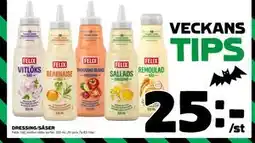 Coop DRESSING/SÅSER, SEK 25 erbjuda