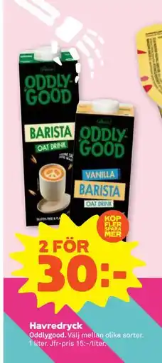 Stora Coop Havredryck, SEK 30 erbjuda