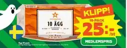 Stora Coop Ägg 10-pack, Medlemspris erbjuda