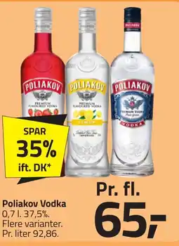 Fleggaard Poliakov Vodka erbjuda