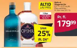 Fleggaard Opihr el. Skagerrak Gin erbjuda